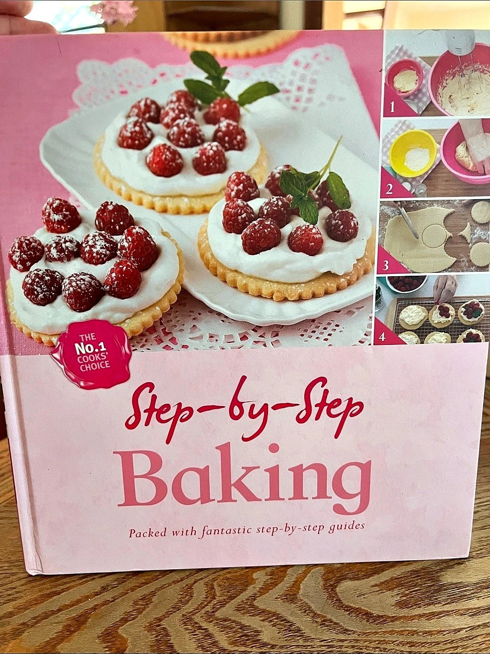 Igloo Books Step-by-Step Baking Cookbook Pink & Red